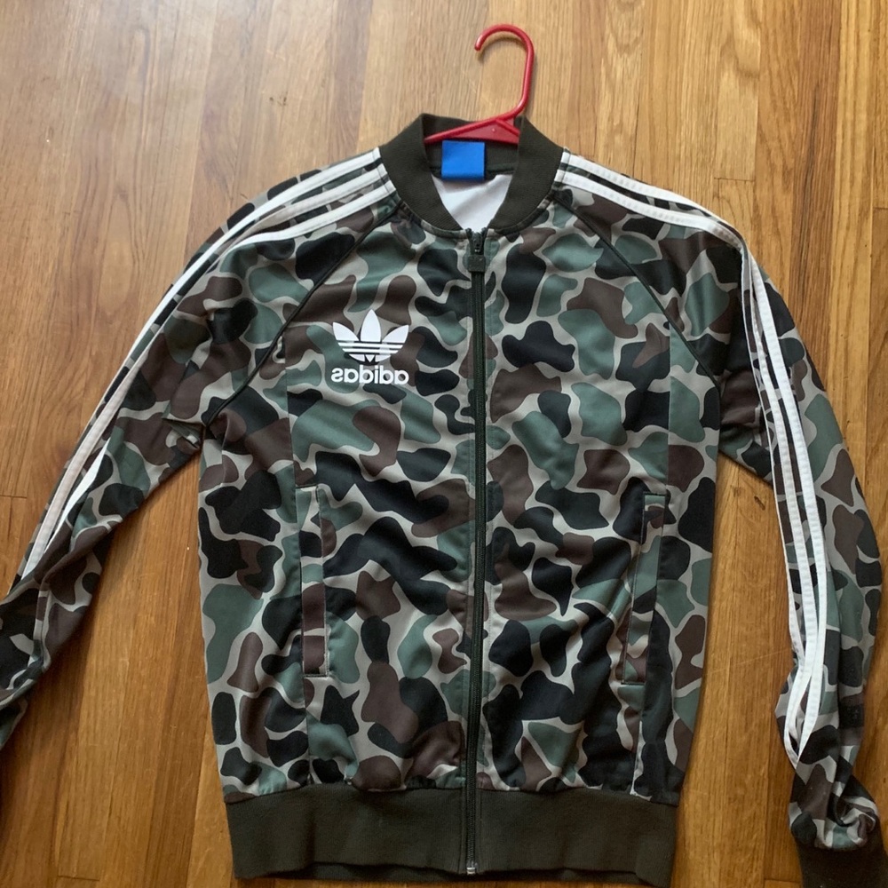 Adidas camouflage jacket